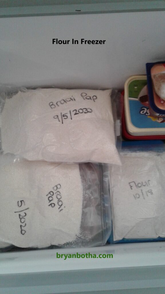 Flour in Freezer
