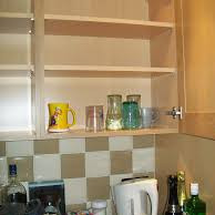 Empty cupboard Empty cupboard